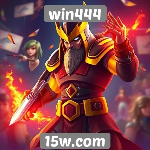 Exploração das opções de jogos disponíveis no win444